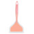 Silicone Pancakes Shovel, Non Stick Silicone Shovel Spatula Wide Turner Cake Steak Pizza Kitchen Cooking Utensils for Nonstick Cookware Egg Cookie Omelette (orange handle)