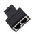Mobestech Network Tee Splitter Connectors Splitter Plug 1 to 2 Splitter Coupler Network Adapter Splitter Socket Network Connector Butt Joint Pc Ethernet