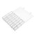 Heyiarbeit Plastic Organizer Container Storage Box Adjustable Divider Removable Grid Compartment, Premium Small Parts Organization(8 grids, Clear x 1)
