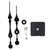 CHENATING Silent Wall Quartz Clock Movement Mechanism DIY Replacement Repair Kit Hands Wall Quartz Clock Movement