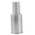 GLEAVI Handle Tips for Wood Poles Handle Threaded End Replacement Extension Pole Adapter Push Broom Handle Kit Threaded Tip Threaded Tip Replacement Broomstick Repair Iron Mop Stick
