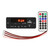 pizarra 2X25W 50W Amplifier MP3 Player Decoder Board 5V-12V Bluetooth 5.0 Car FM Radio Module Support TF USB AUX Player Decoder