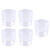 EXCEART 10pcs Liquid Measuring Cups Graduated Measuring Beaker Graduated Measuring Cup Measurement Beaker Container Pp