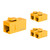 iwillink RJ45 Cat6 Keystone Coupler 5-Pack, Female to Female Cat6 Keystone Jack, UTP Keystone Coupler Insert, Yellow