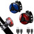 Bike Tail Light 2 Pack, USB Rechargeable LED Bicycle Tail Light Bright Bicycle Rear Cycling Safety Flashlight, 5 Light Mode Options for Adults Kids Men Women Road Mountain(Red Blue)
