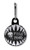 Osama Bin Laden DEAD FISH FOOD 1 inch Black Zipper Pull Charm