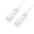 PUSOKEI RJ45 CAT6 Ethernet Gigabit LAN Network Cable, Waterproof 10/100 / 1000M Flat LAN Cable UTP Patch Router Cables for Notebook Computer - White (0.5m, 1m, 2m, 3m, 5m, 8m, 10m, 15m) (0.5M)