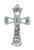 Pewter Bless This Child Girl's Hanging Wall Cross, 6 Inches