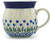 Polish Pottery Bubble Mug 8 oz Water Tulip