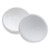 OSALADI 2pcs Reflector Microscope Len Concave Lens Mirror Experiment Basic Physics Lens Optical Equipment Microscope Parts Experiment Mirror Reflecting Mirror Magnifier Glass Triangle