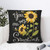 Sunflower You are My Sunshine Soft Throw Pillow Covers Decorative Pillowcase Square Cushion Case Covers with Zipper for Sofa Couch Bedroom and Car(18x18 Inch)