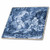 3dRose ct_34728_1 Toile I Ceramic Tile, 4-Inch, French Blue