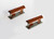 Outland Models Train Railway Layout Small Station Passenger Platform x2 Z Scale