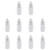 Othmro 30pcs 0.34oz/10ml White Translucent Plastic Portable Liquid Dropper Bottles Empty Squeezable Eye Liquid Dropper Bottles Containers with Caps