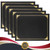 Certificate Holders,10 Packs Black Diploma Holders, Certificate Covers with Gold Foil Border for Letter Size 8.5 x 11 Certificate Paper, Cardstock, Award, Graduation, Documents
