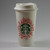 Starbucks Reusable Cup Holiday Wreath Design 2016 (White, 16 Ounce