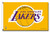 Rico Industries NBA Los Angeles Lakers 3-Foot by 5-Foot Single Sided Banner Flag with Grommets, Purple