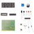 Digital Clock Kits 2 Way Alarm Clock 4 Digit Electronic Clock Set Electronic Soldering Clock Kits DIY Alarm Clock Kit