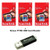 Lot of 3 SanDisk 16GB SD SDHC Class 4 Flash Memory Camera Card SDSDB-016G-B35 Pack + SD/TF USB Card Reader