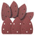 LOLOLE 50PCS Mouse Detail Sander Sandpaper, 40 Grits Triangle Sanding Pads, 5 Holes Sanding Sheets Sandpaper Assortment, Sander Pads Sander Paper Mouse Sandpaper for Sanding Polishing