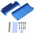 Heat Dissipation Enclosure, Aluminum Alloy Passive Cooling Protective Case for Raspberry Pi, Fast Heat Dissipation Case, Heatsink Case Blue
