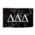 Delta Delta Delta Tri Delta Dark Marble Sorority Letter Flag Banner 3 x 5 Sign Decor - Dark Marble