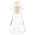 1PC lab Equipment Laboratory Equipment Glass flasks conical Flask White Outfit Plastic flasks Glass Test Tubes Labs Flask Scale Erlenmeyer Flask jar Set Student use Beaker