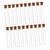 BUGUUYO 30pcs Test Tube Bottle Liquid containers Test Tubes with lids Container Small Sample Tube Spice Storage Tubes Labs Test Tubes with Cover Cork Spices Plastic