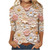 3/4 Sleeve Tees for Women 3/4 Sleeve Shirts for Women 2024 Casual Loose Tops Summer Geometric Printed Blouses Round Neck Pullover T-Shirts Lightning Deals of Today Clearance