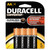 DURACELL MN1500B4Z CopperTop Alkaline Batteries with Duralock Power Preserve Technology, AA, 4/Pk