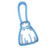 Sweet Prints Inc Broom Cookie Cutter - Dishwasher Safe (2")