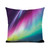 SARNFANS Aurora Cushion Cover Throw Pillows for Couch & Farmhouse Bedroom Decor,Rainbow Tones Starry Night Sky,Print Decorative Square Home Accent Pillow Case,Multicolo 16x16 inch