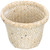 TEHAUX Wastebasket Hanging Storage Basket Wicker Waste Bin Woven Wicker Basket Table Wicker Trash Basket Rattan Baskets for Storage Sundries Storage Rattan Basket Container Desktop Office