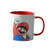 MINISO Super Mario Bros Collection Ceramic Cup - 440mL White Coffee Mug