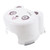 USHOBE Cartoon Plastic Stool Bathroom Stool for Toddlers Toddler Step Stool Round Ottoman Table Step stools for Kids Toddlers Stool Toddler Stool Helper Baby Bathroom Chair White Poo