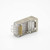 Elecbee Network Module Cat6 Plugs RJ45 8P8C Straight Shielded for Cat5e Cat6 Cat6a Cat7 Cat8