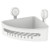 TAILI Corner Shower Caddy Suction Cup NO-Drilling Removable Bathroom Corner Shelf Heavy Duty Max Hold 22lbs Caddy Organizer Waterproof & Oilproof Shower Corner Rack for Bathroom & Kitchen - White