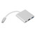 Alaaner 3 in 1 Type C Docking Station USB 3.0 Docking Station USB C Hub for Computer Laptop