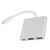 Aatraay 3 in 1 Type C Docking Station USB 3.0 Docking Station USB C Hub for Computer Laptop