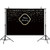Allenjoy 7x5ft Black Birthday Background Golden White Dots Photography Backdrop Glamour Sparkle for Party Banner Baby Shower Wedding Wedding Photo Studio Prop