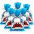 Whaline 100Pcs Shark Treat Bags Summer Ocean Sea Candy Cellophane Bag 6 x 9 Inch Blue Shark Plastic Goody Bags with Grey Ribbon for Birthday Shark Party Favor Supplies Gift Summer Decoration Whaline 100Pcs Shark Treat Bags Summer Ocean Sea Candy Cellophane Bag 6 x 9 Inch Blue Shark Plastic Goody Bags with Grey Ribbon for Birthday Shark Party Favor Supplies Gift Summer Decoration