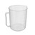 Othmro 500ml Plastic Graduated Cups Measuring Cup PP Plastic Graduated Beaker Clear Scale Cups Liquid Measuring Mixing Cups Graduated Plastic Measuring Cups for Lab Kitchen Liquids Transparent