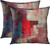 Emvency Set of 2 Red Brown and Gray Throw Pillow Covers Modern Abstract Painting Decorative Pillow Cases Home Decor Standard Square 20x20 Inches Pillowcases