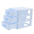 CHILDWEET 1pc Box Desktop Storage Box Makeup Organizers and Storage Makeup Case Container Desktop Drawer Organizer Makeup Drawer Plastic Storage Bins Stationery Cabinet Small Drawer To Stack