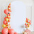 AerWo 6.6FT Wedding Arch Cover, Arch Backdrop Cover Chiara Spandex Fitted Arch Covers Stretchy Wall Backdrop Stand Fabric - Arch Backdrop Panels for Wedding Birthday Baby Shower Banquet Decor (White)