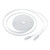 Mikikit 6 Patch Cable Ethernet Cables Cable Cord for Tv Gigabit Ethernet Cable Eather Ethernet Cable Networking Cord Internet Cord Network Cable Patch Cord Wiring Flat White Copper