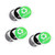 Cabilock 9pcs Trash can Stickers Garbage can Sticker Waste Sorting Decals Trash Classification Sticker bin Black Garbage can Trash Sorting Label Sticker Number Container PVC self-Adhesive