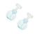 Beavorty 2pcs Flower Sparkling Bottle Cleansing Milk Soap Pump Shampoo Foam Maker Cleansing Foaming Cup Foam Maker Face Liquid Foam Top Pp Material Cosmetic Bottles Hand Wash Travel