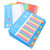 38pcs File Separator Colored Tabs Dividers Folder Classification Pages Waterproof Tabs Dividers Colored Folder Separator File Classification Separator Book Plastic A4 Loose Leaf