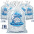 Plastic Ice Bags 8 lb. with Drawstring - 50 Pack Reusable Ice Bags, 11 x 19 Inch Heavy-Duty Ice Bags for Ice Machines, Ice Storage Bags with Plastic Drawstring for Freezer